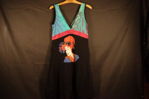 Y2K Vintage Desigual Summer Dress, Sleeveless Dre… - image 5