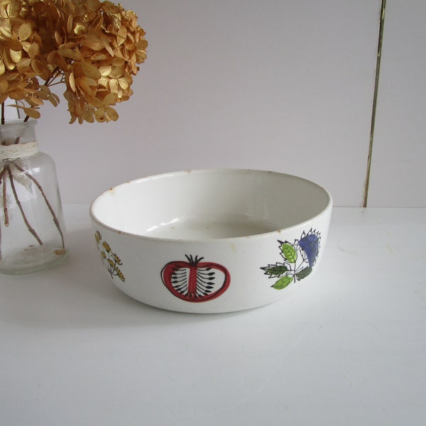 Rare Vintage Rorstrand Sweden Dinera Ovenware Casserole Dish Pan Serving Bowl Marianne Westman Design Mid Century MCM