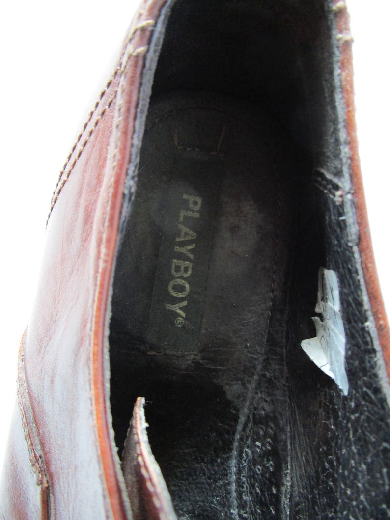 US men 8 PLAYBOY Shoes Mens 70s Retro Oxford Shoes Vintage | Etsy