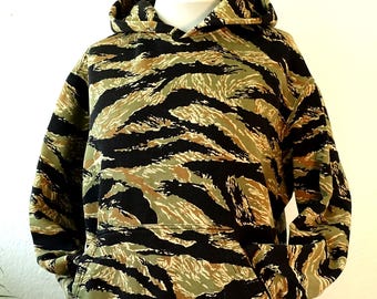 Maharishi Vintage Men's Camo Zip Hoodie - S Gray Cotton - Etsy