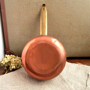 Vintage French Copper Pot Antique Copper Pot Rustic Copper Pot French Vintage Kitchen Copper Kitchenware Farmhouse Decor Retro Kitchen