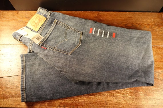 Levis Jeans 514 Blue Jeans Medium Wash 5 Pocket Z… - image 7