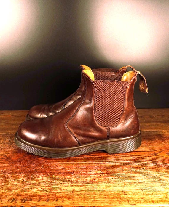 Vintage Old the Original Doc Martens Brown Leather Dr 