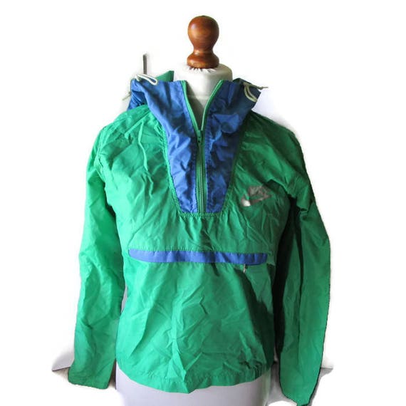 nike rain jacket green