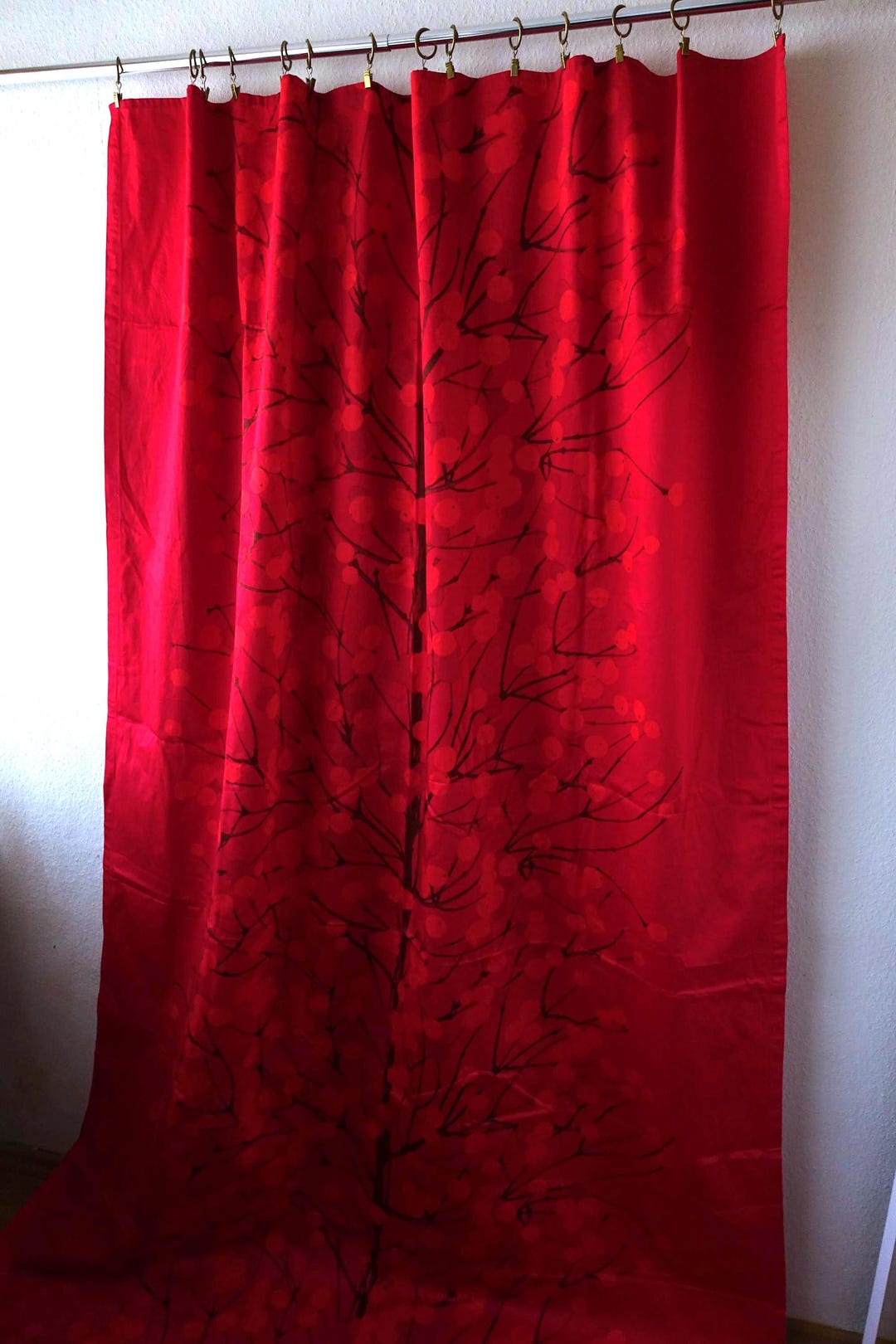 Vintage Marimekko Cotton Curtin Panel: Suomi Finland Erja Hirvi ...
