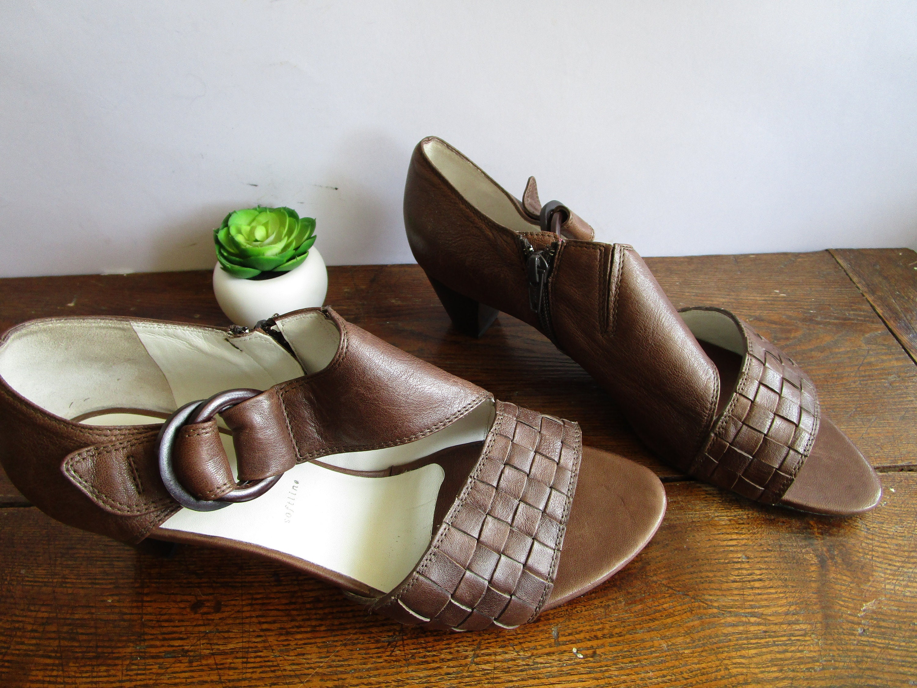 HOGL Softline Shoes US 9 UK 6.5 Size Sandals Brown Genuine -
