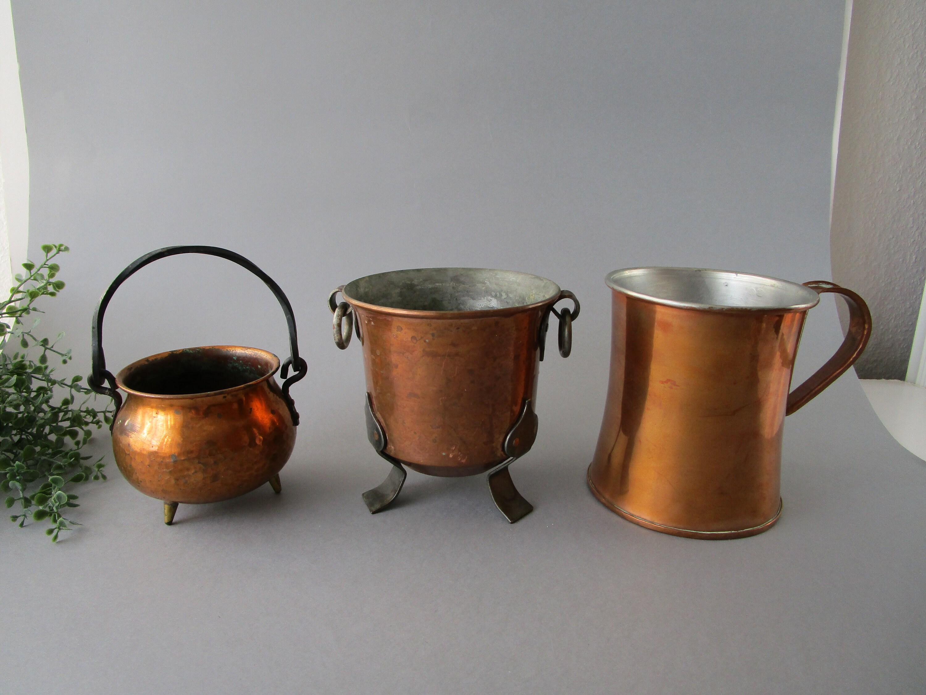 貴重 1950年代 ヴィンテージ 極上12cm銅鍋 1950年代 ヴィンテージ 極上