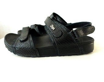 Bruno Magli Amalfi Men’s Black Leather Sandals Sz 10.5 51Au6QBM6BL._AC_UY300_.jpg main image 2