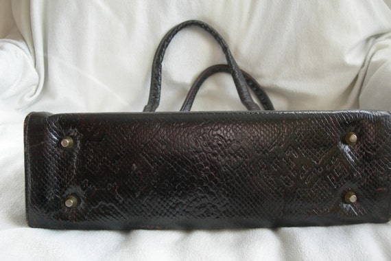 Vintage 1950s Snakeskin Bag