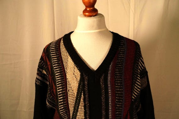 90s Vintage Men's Jumper Nicola Alberti Made in Italy Men Pullover