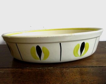 Gefle Porcelain Factory Upsala Ekeby Baking Dish Platter Decor