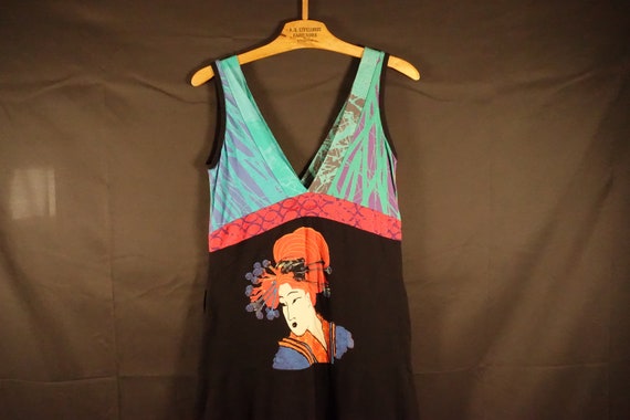 Y2K Vintage Desigual Summer Dress, Sleeveless Dre… - image 6