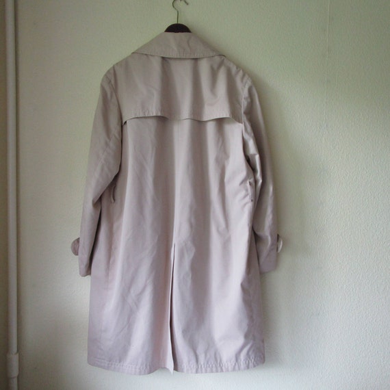 Men's Vintage Trench Coat 70s Long Beige Coat  Me… - image 2