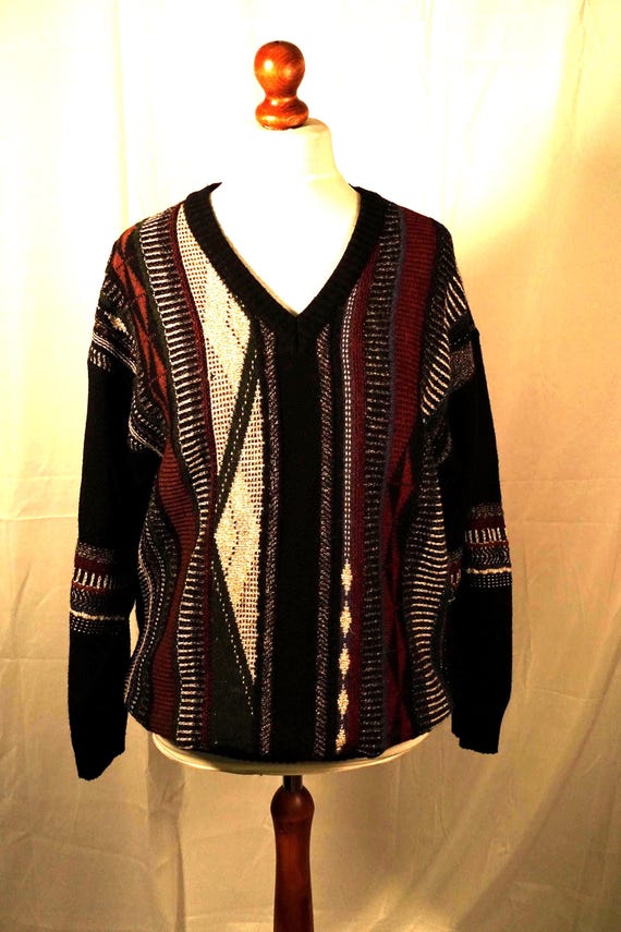 90s Vintage Men's Jumper Nicola Alberti Made in Italy Men Pullover