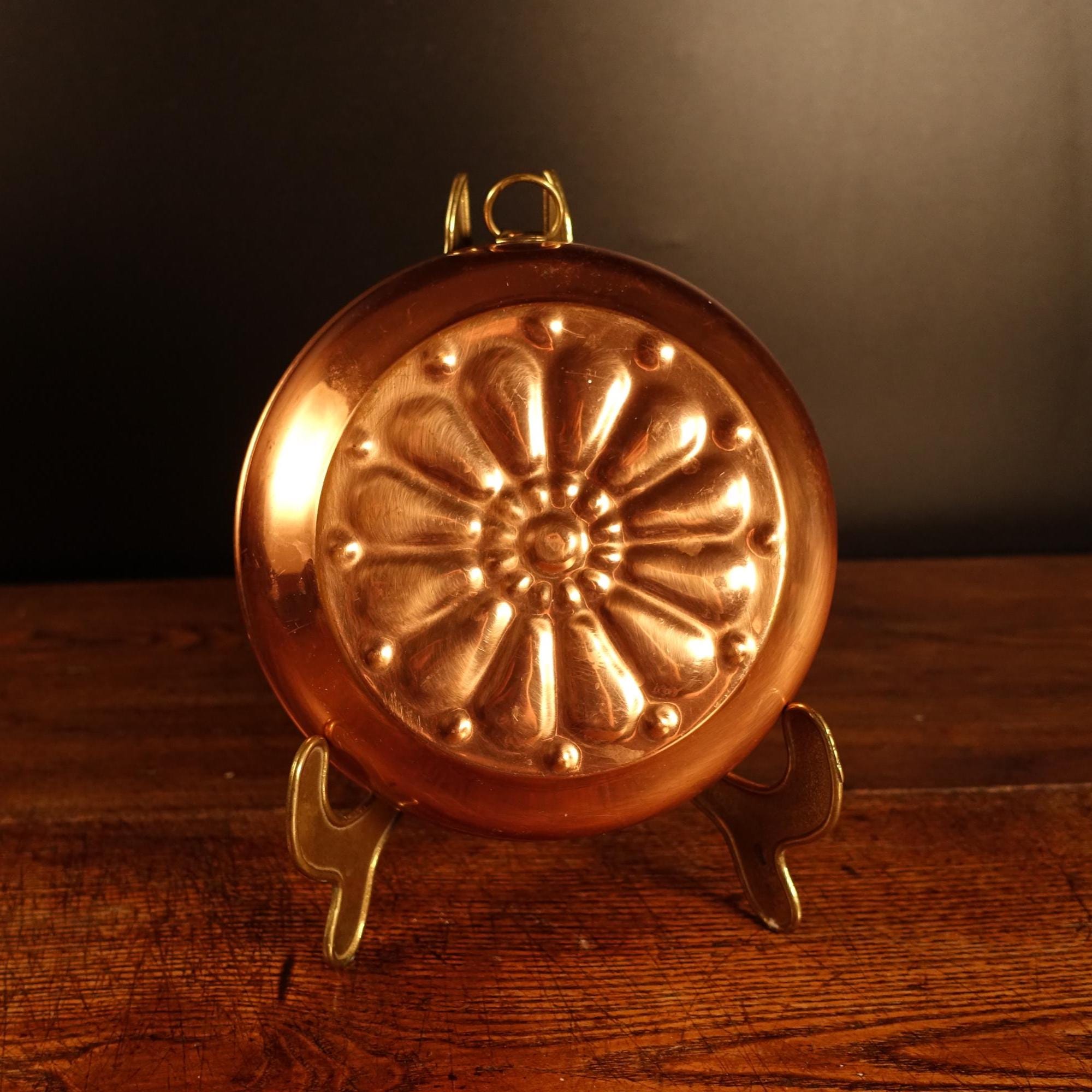 (スナフキン)【限定】molds 38灯 copper 新品 Vintage Copper Mold With Ring Handle Scandinavian Swedish Copper