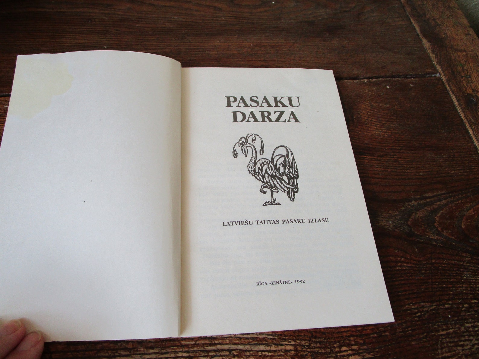 Vintage Latvian Kids Fairy Tale Book pasaku Dārzā - Etsy