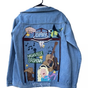 Custom Painted Denim Jacket