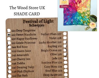 Festival Of Lights Scheepjes 2024 CAL - Shade Card