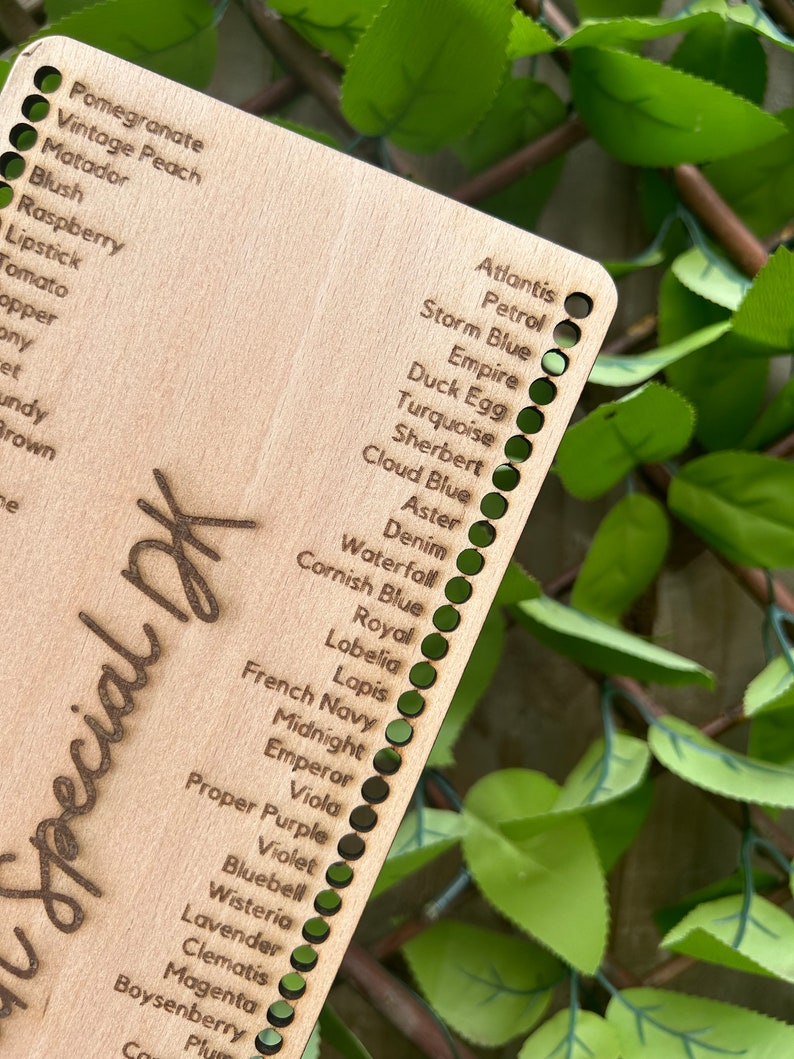 Cartão de cores Stylecraft Special DK incluindo novo organizador de 20 cores - acessório de crochê/tricô e presente imagem 5