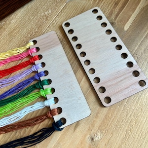 Organizador de hilos de seda en blanco, 10 x 20 x - Costura / Punto de cruz / Bordado / Accesorio y regalo