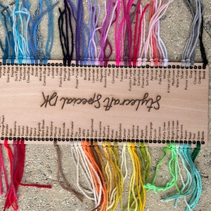 Cartão de cores Stylecraft Special DK incluindo novo organizador de 20 cores - acessório de crochê/tricô e presente imagem 9