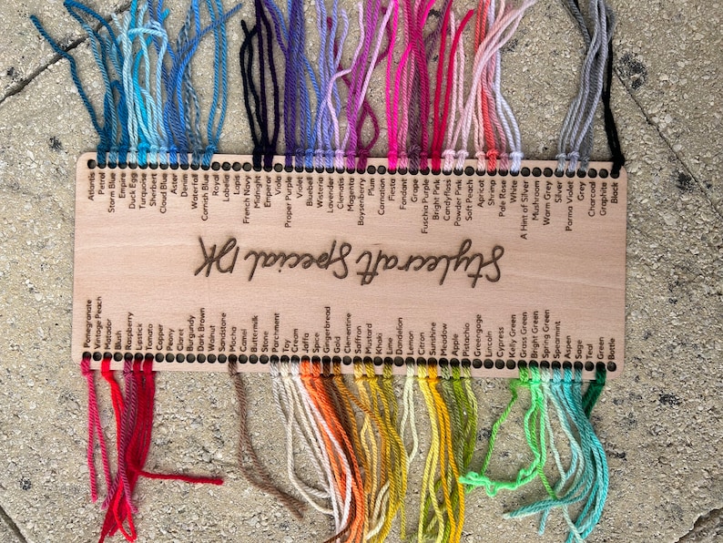 Cartão de cores Stylecraft Special DK incluindo novo organizador de 20 cores - acessório de crochê/tricô e presente imagem 9