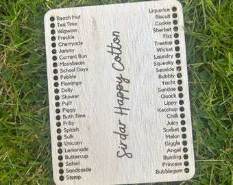 Sirdar Happy Cotton Shade Card | Crochet / Knit Accessory and Gift