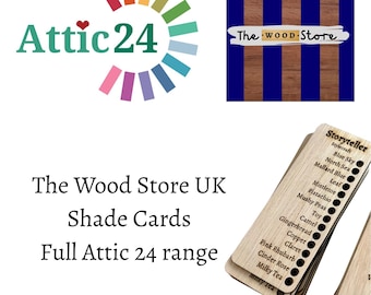 Attic24 Shade Card - all colourways
