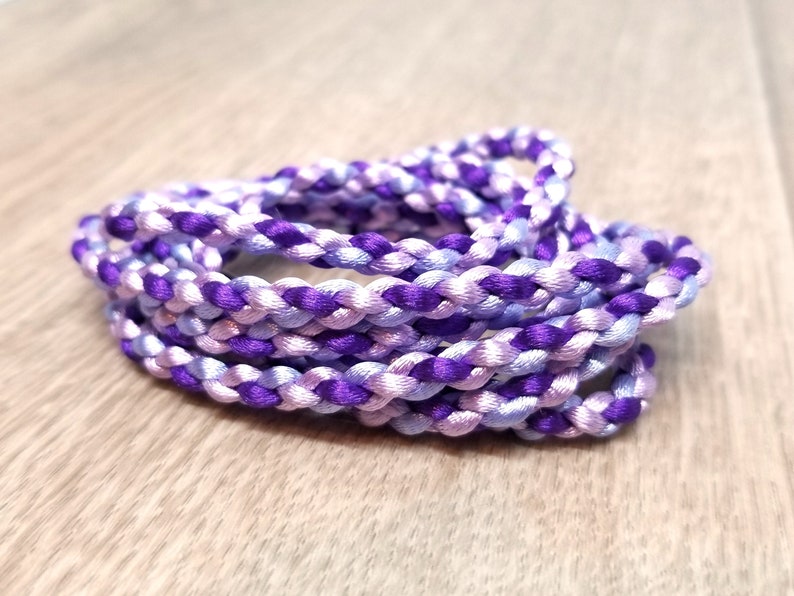 Purple Passion Show Leash Braided Show Leash Simple Clip Leash Dog Show Leash Small Clip Leads