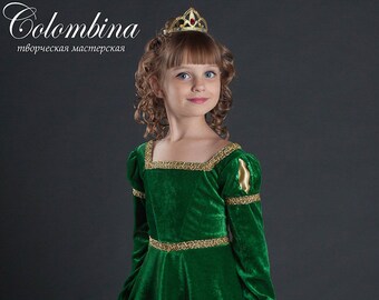 princess fiona kids costume
