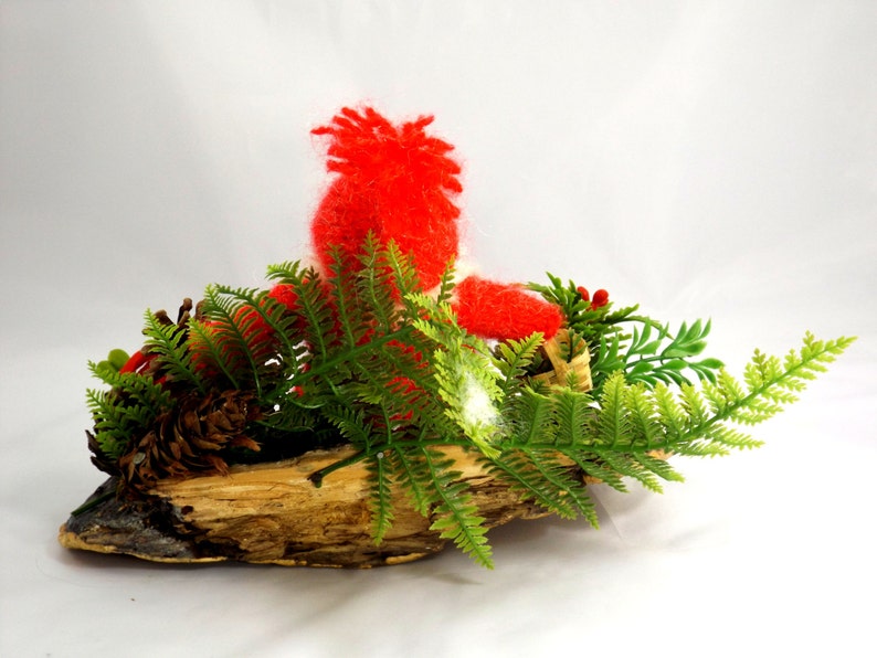 1970s Swedish Christmas Gnome Handmade Ornament Retro Scandi Christmas Nordic Christmas