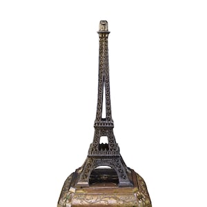 Eiffel Tower French 1930s Souvenir Building France, Architectural Model Parisian Landmark