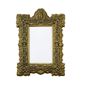 Victorian Photo Frame, Embossed Metal Angel Frame, Gift for Her