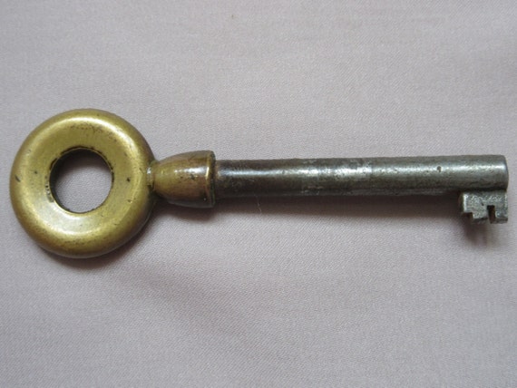 Antique Art Deco Round French Furniture Bronze Key Barrel Etsy
