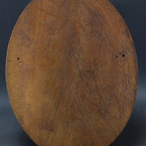 El medallón de panel de pared de madera tallada napolitana que | Etsy