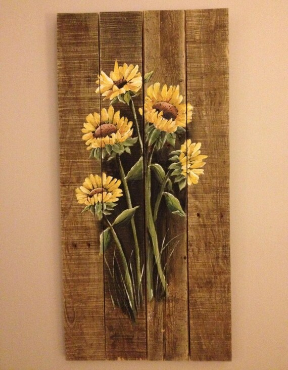 Pallet Painting Distressed Wood Art Pallet Art Customizable Etsy