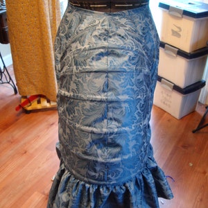1880s Victorian Lobster Bustle. Custom. Any Size. Fabric Options image 5