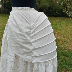1880s Victorian Lobster Bustle. Custom. Any Size. Fabric Options