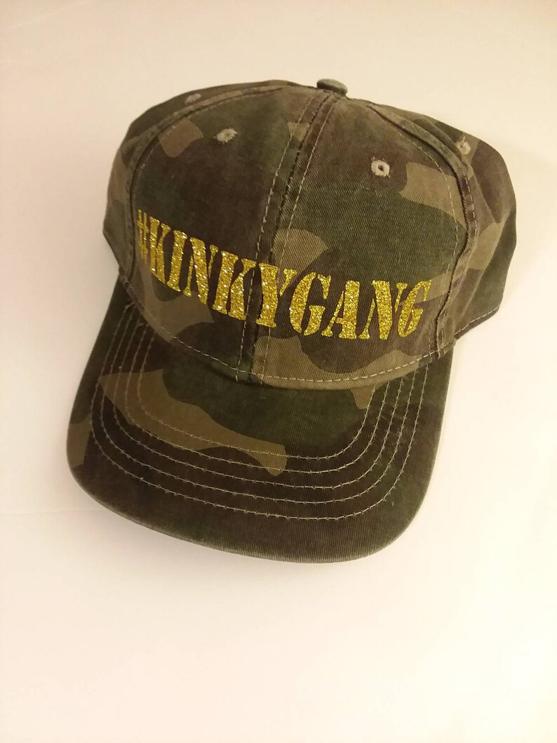 Natural Hair Hat Afro Curly Black Girl Magic Kinky Gang Etsy