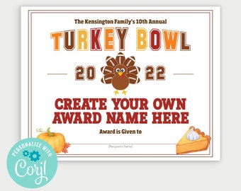 Thanksgiving football award winners