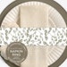 Printable Napkin Wrap, Watercolor Greenery Napkin Ring, Natural Leaves ...