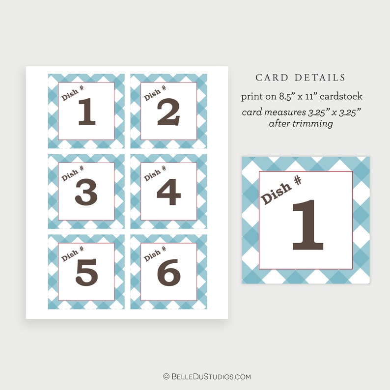 Printable Food Competition Number Cards, Bake off Competition ID Cards ...