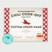 The ORIGINAL Printable Souper Bowl Easy Ballots, Cook off Competition ...
