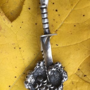 Sterling Silver  &quot;JUST-DUG&quot; Metal Detector Coin Cache Treasure Pendant