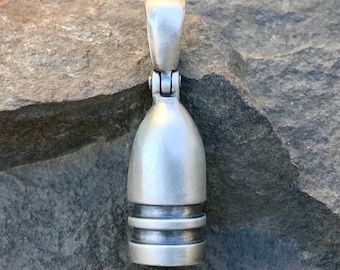 Sterling Silver Civil War Confederate Gardner Bullet Relic Hanger