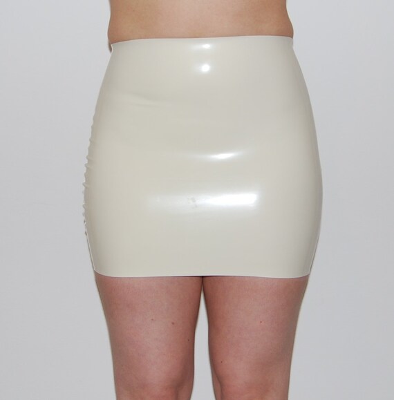 Latex white skirt Clearance