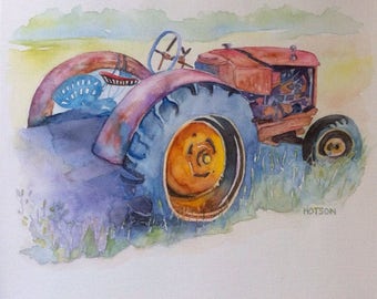 Well Loved Farm Tractor