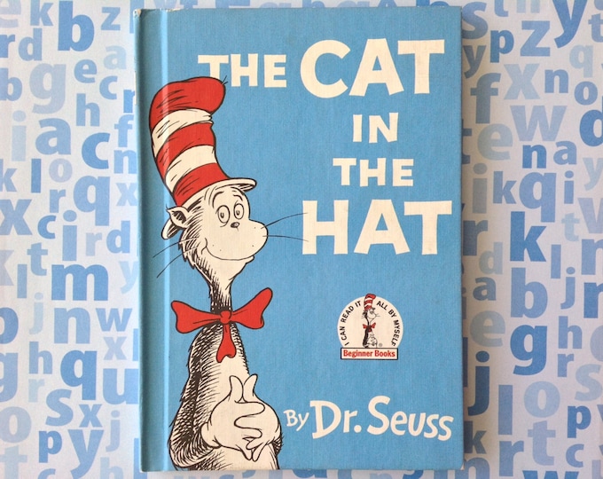 Vintage DR SEUSS Book the Cat in the Hat Book Club Edition - Etsy