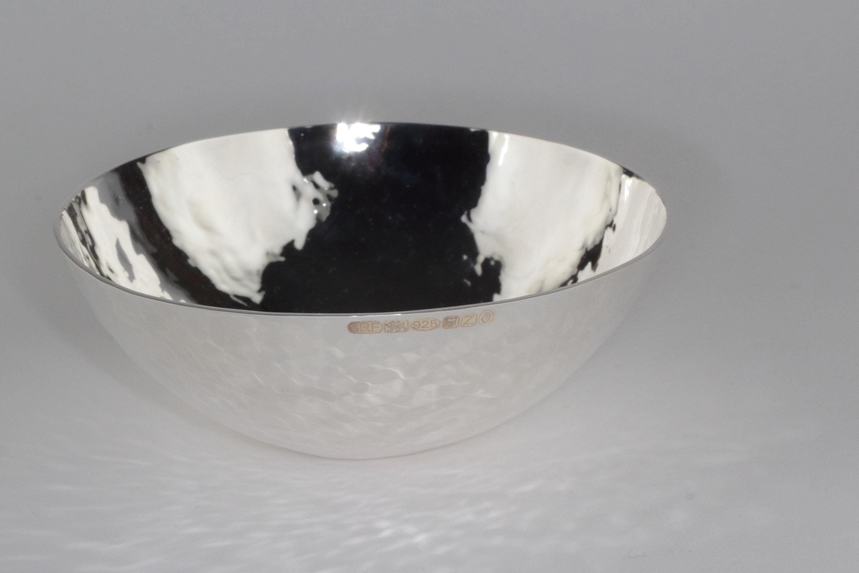 Silver Bowl - Hand Raised - Unique - Etsy