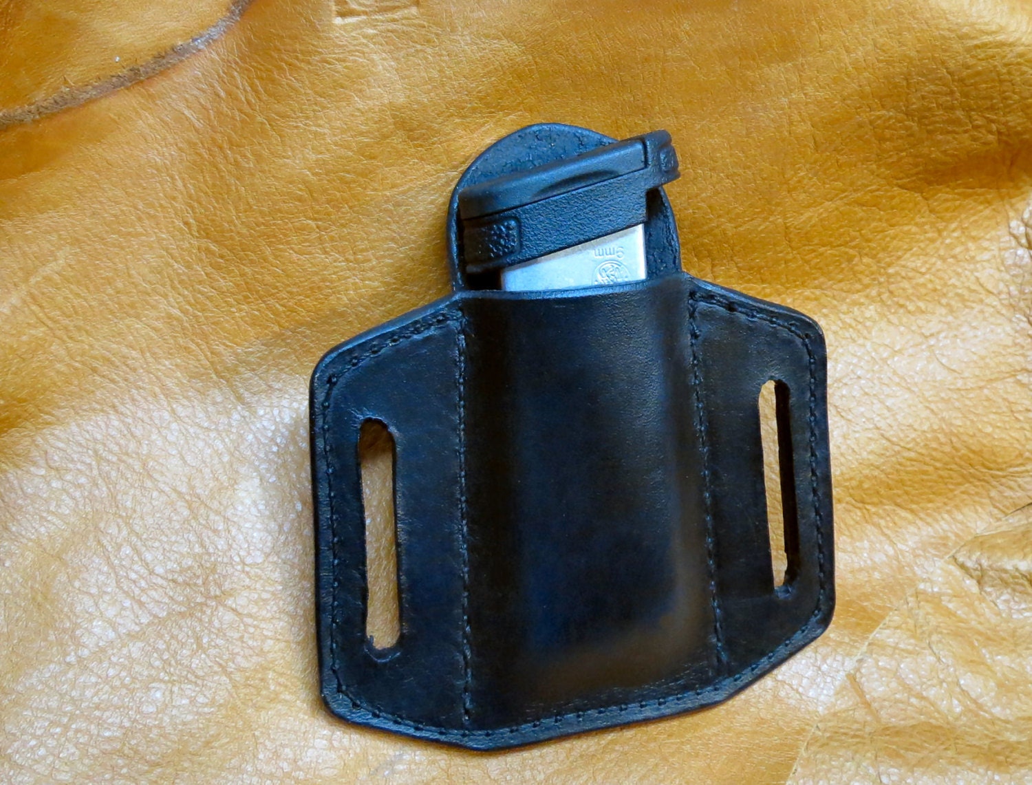 Glock 42 .380 Leather Magazine Holder Belt or Pocket Etsy